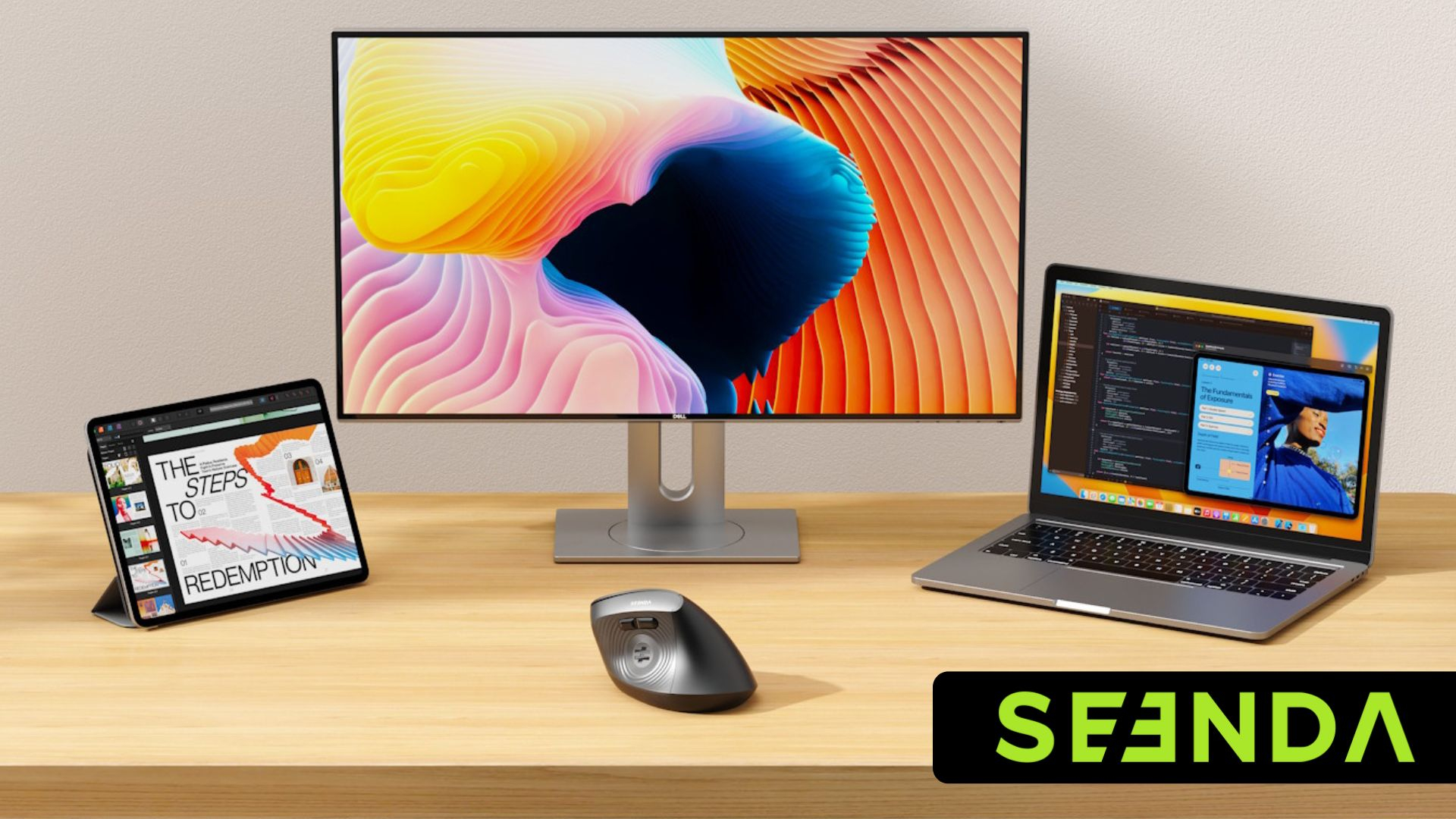 Seenda MOU200 : une souris verticale ergonomique et polyvalente à petit prix