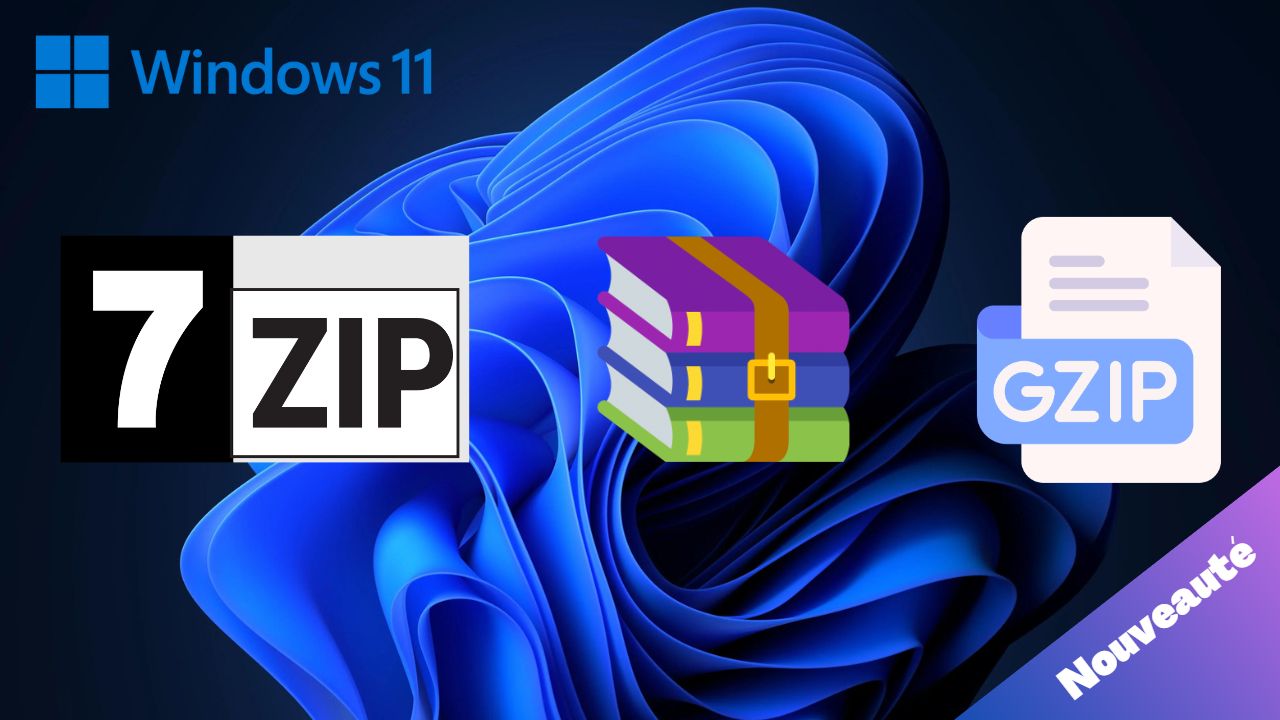 Windows 11 : bientôt un support natif des fichiers RAR, 7-zip et GZ !