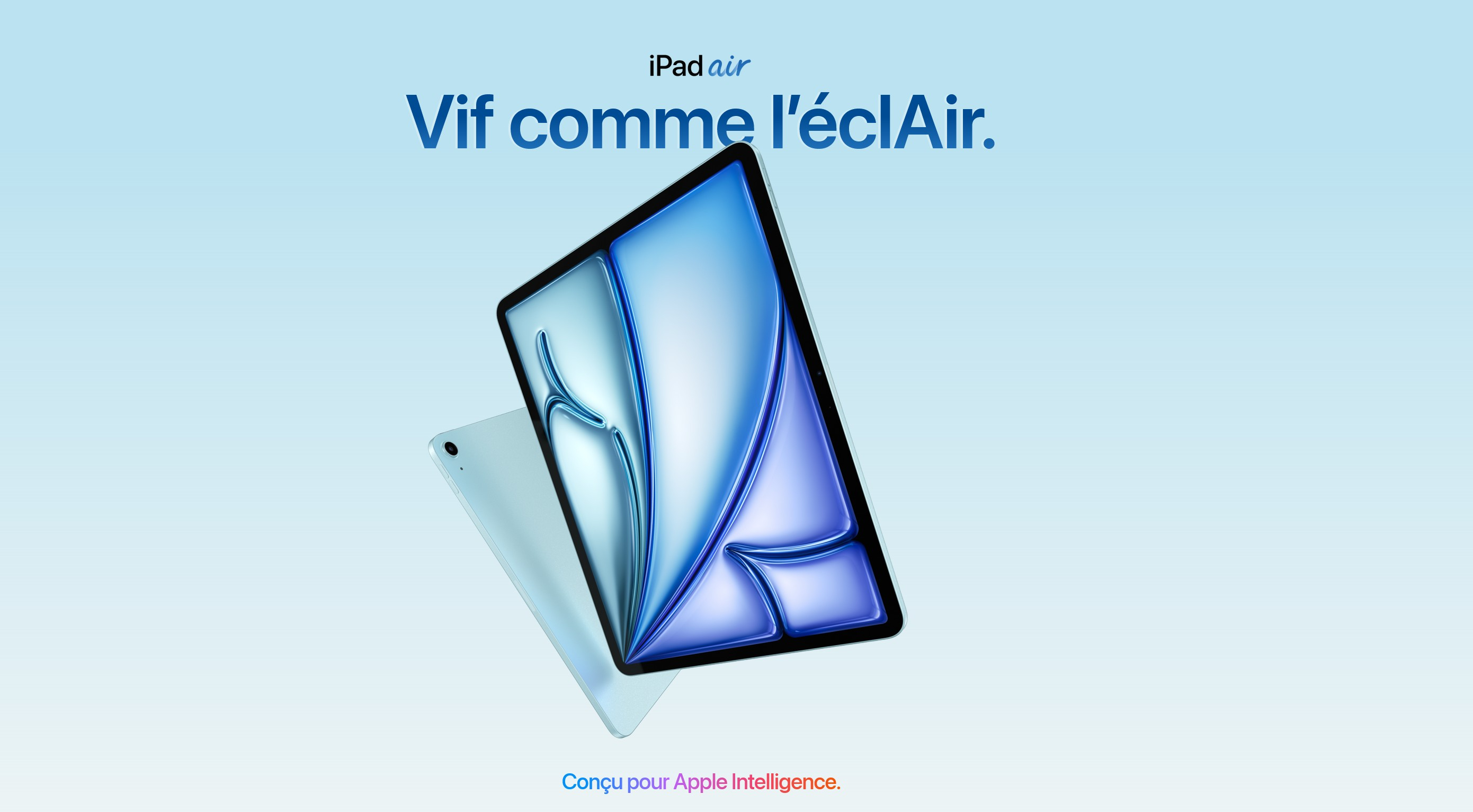 Apple met à jour l’iPad Air avec la puce M3 et un nouveau Magic Keyboard