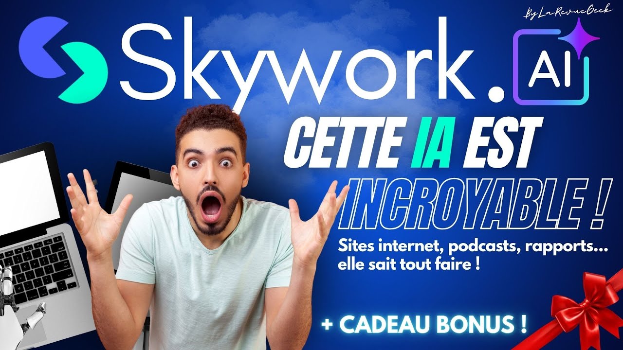 Skywork.ai : Une IA incroyable ! Podcasts, rapports, sites web...en quelques min + 🎁 Bonus à DL