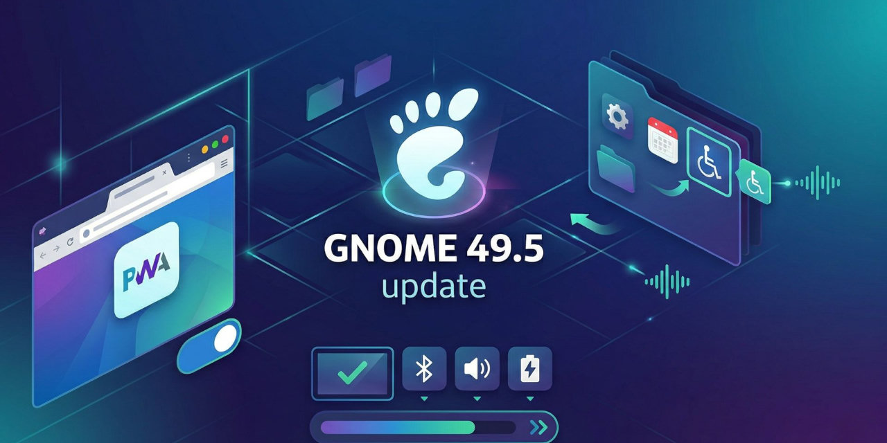 Gnome 49.5 débarque : une mise à jour qui mise sur l'accessibilité et la stabilité