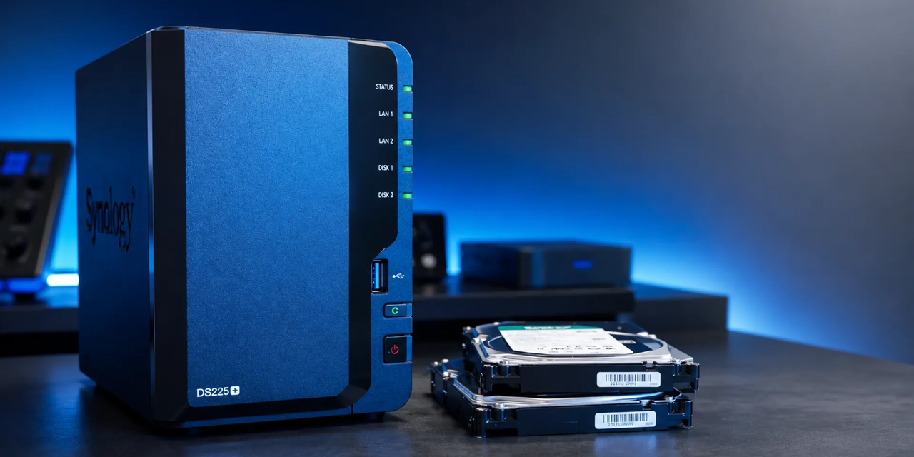 Test du Synology DiskStation DS225+ : un NAS 2 baies compact qui mise sur DSM et le 2,5 GbE