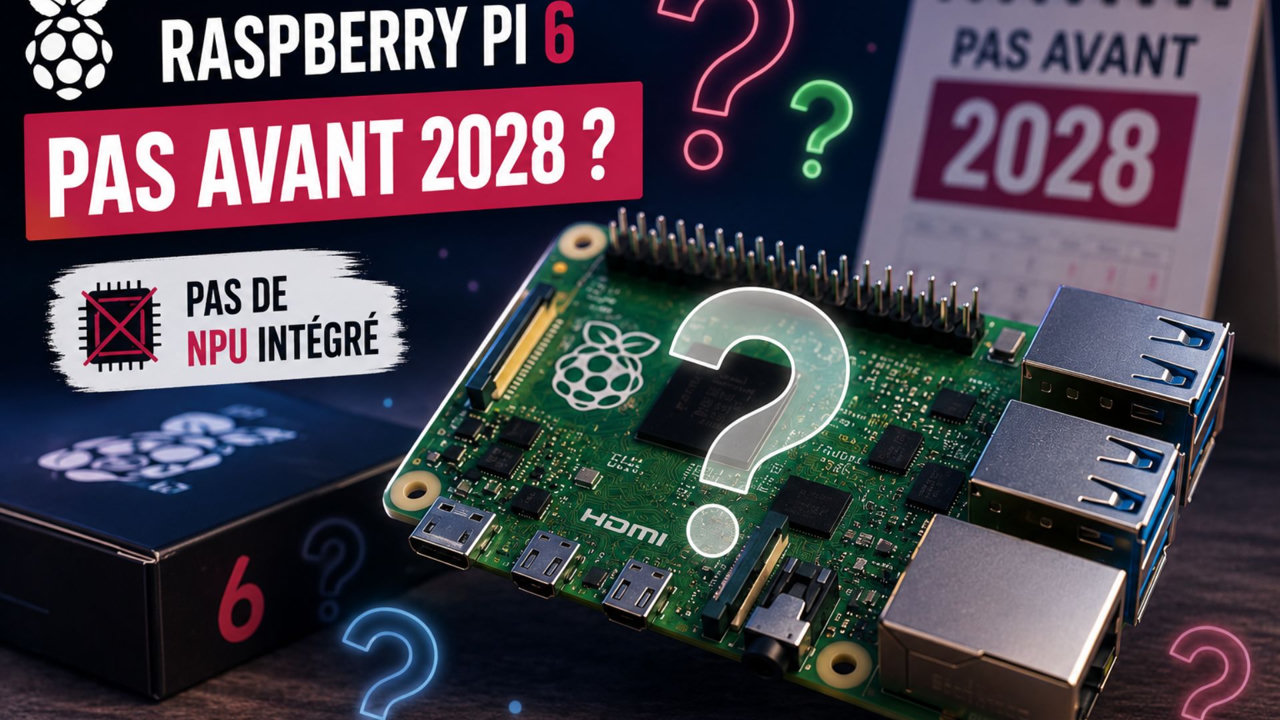 Raspberry Pi 6 : pas avant 2028, et sans puce IA intégrée ?