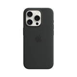 Apple Coque en Silicone avec MagSafe pour iPhone 15 Pro - Noir