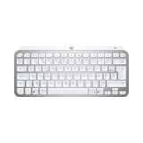 Clavier Sans Fil Logitech MX Keys Mini Minimaliste Bluetooth, Rétroéclairé, USB-C - Gris clair