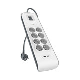Multiprise/Parafoudre 8 Prises Belkin - BSV804ca2M avec 2 Ports USB