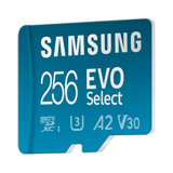 Carte mémoire microSDXC Samsung Evo Select UHS-I U3 - 256Go