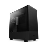 Boîtier PC Moyen-Tour ATX NZXT H5 Flow Noir - Panneau latéral en verre trempé