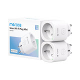Meross Prise Connectée Matter (Type E), 16A Prise WiFi Compatible avec Apple HomeKit, Alexa, Google Home et Home Assistant