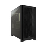 Boîtier ATX Corsair 4000D Airflow  Moyen Tour en Verre Trempé - Noir