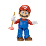 Figurine Mario avec Accessoire Super Mario Bros Le Film -  13cm