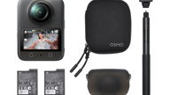 Caméra 360 DJI Osmo avec perche et batterie