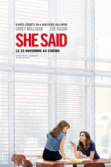 She Said