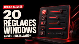 20 réglages Windows 11 à changer après l’installation (guide 2026)