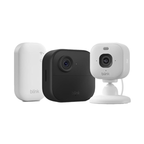 Caméra Blink Outdoor 4 + Caméra Mini 2K+ Blanc