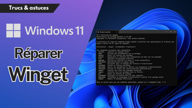 Tutoriel : Winget introuvable (Windows Package Manager)  dans Windows 11 ? Voici la solution