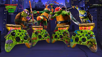 Xbox dévoile des manettes parfumées à la pizza pour le film "Ninja Turtles Teenage Years" !