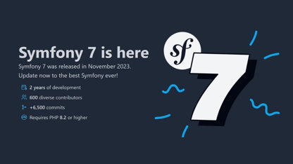 Symfony 7, la dernière version du célèbre framework PHP est sortie !