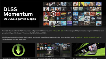 Nvidia lance ses pilotes Game Ready 528.02 pour la GeForce RTX 4070 Ti