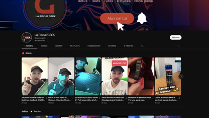 Retrouvez désormais toutes mes vidéos sur le site