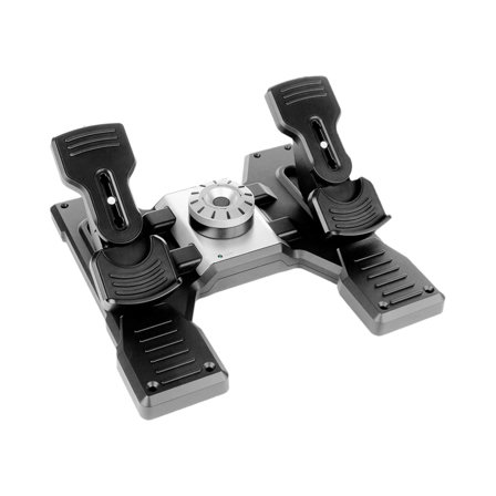 Logitech G Saitek Pro Flight Rudder Pedals, Pédales de Direction pour pour Simulateur de Vol