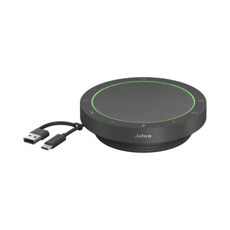 Enceinte Bluetooth Jabra Speak2 55 E avec 4 micros antibruit - Certifié pour Zoom et Google Meet