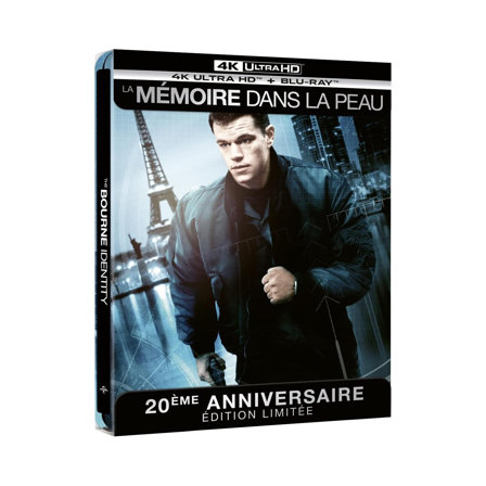 La Mémoire dans la Peau - 4K Ultra HD + Blu-Ray-Édition boîtier SteelBook