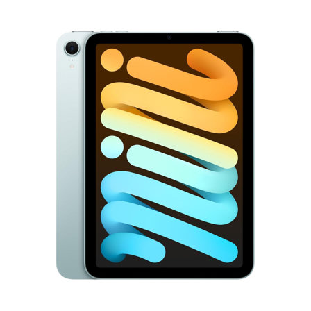 Apple iPad Mini (A17 Pro) : Écran Liquid Retina 8,3 Pouces, 256 Go, Wi-FI 6E, caméras Avant/arrière 12 Mpx, Touch ID ;- Bleu