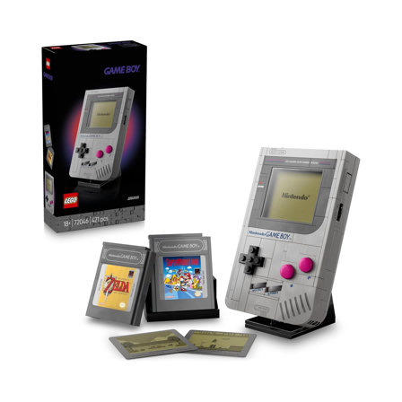 LEGO Super Mario Game Boy avec 2 Cartouches Dont Zelda - Support Inclus