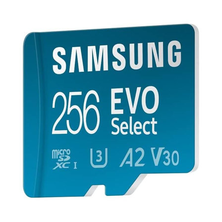 Carte mémoire microSDXC Samsung Evo Select UHS-I U3 - 256Go