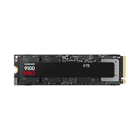 Samsung SSD Interne 9100 Pro, NVMe 2.0 PCIe 5.0x4, Capacité 4To, Vitesse de Lecture jusqu'à 14 800 Mo/s