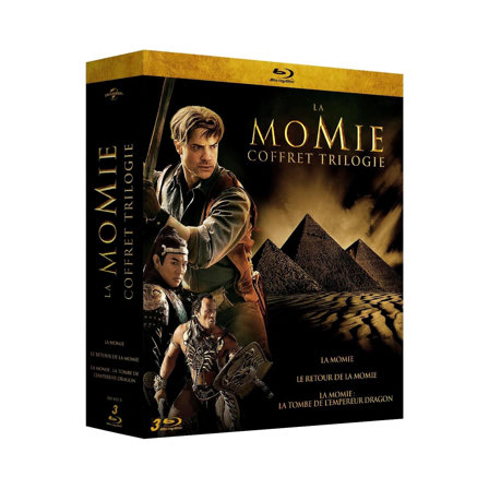 Coffret trilogie Retour Momie-La Tombe de l'Empereur Dragon [Blu-Ray]
