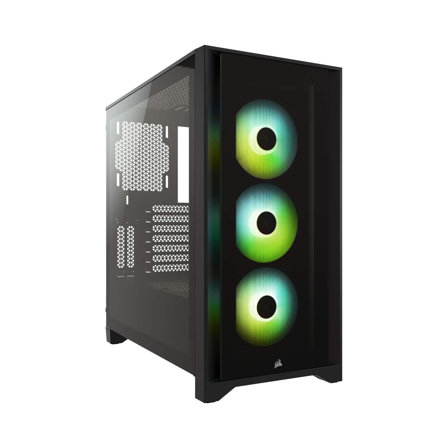 Boîtier PC CORSAIR iCUE 4000X RGB - Moyen Tour ATX  en Verre Trempé