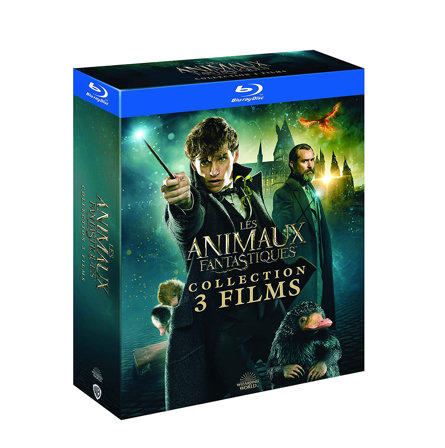 Coffret Bluray Les Animaux fantastiques + Les Crimes de Grindelwald + Les Secrets de Dumbledore
