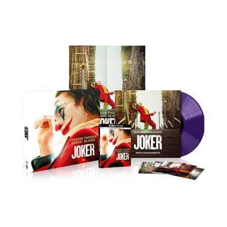 Coffret Collector Blu-Ray 4K Steelbook Joker - Inclus: Bande originale disque vinyle