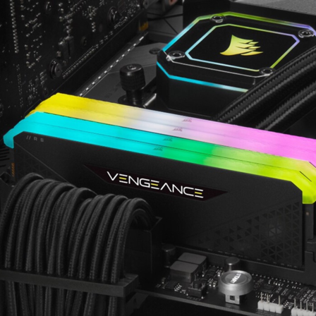 71.43 € pour ce Kit Mémoire RAM Corsair (CMG16GX4M2E3200C16) Vengeance RGB RS 16 GO - 2 x 8 Go, DDR4 DRAM 3 200 MHz C16