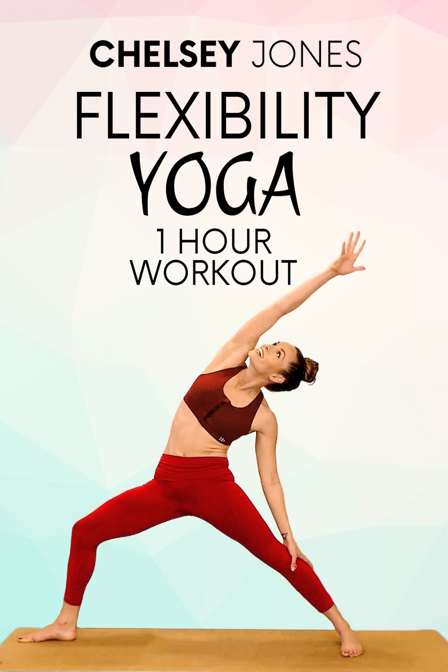one hour flexibility yoga workout with chelsey jones