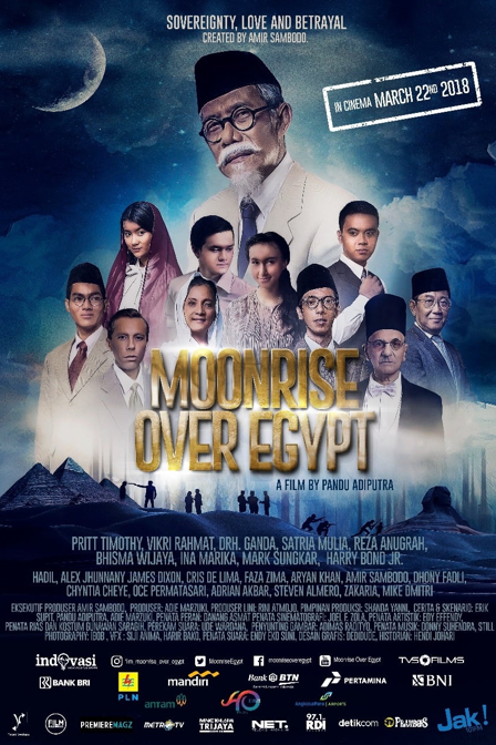 moonrise over egypt