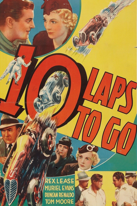 ten laps to go