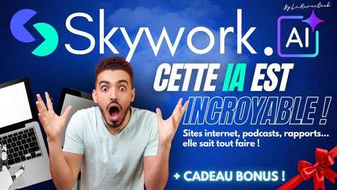 Skywork.ai : Une IA incroyable ! Podcasts, rapports, sites web...en quelques min + 🎁 Bonus à DL