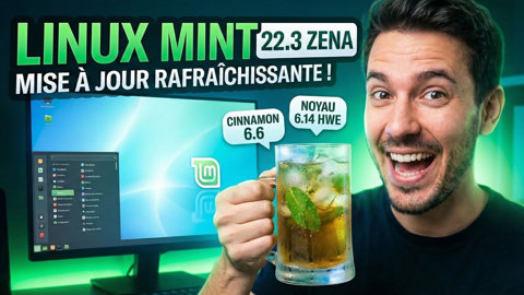 Linux Mint 22.3 "Zena" : Cinnamon 6.6, Noyau 6.14 HWE, nouveau menu...rafraichissante cette maj !
