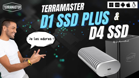 Test TerraMaster D4 SSD & D1 SSD Plus: RAID, USB-4, perfs au banc d’essai! Petit mais costaud !