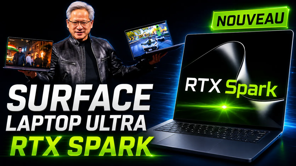 NVIDIA et Microsoft veulent réinventer le PC portable avec le Surface Laptop Ultra