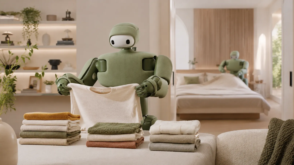 Isaac 1 : ce robot domestique veut plier le linge, faire les lits et ranger la maison