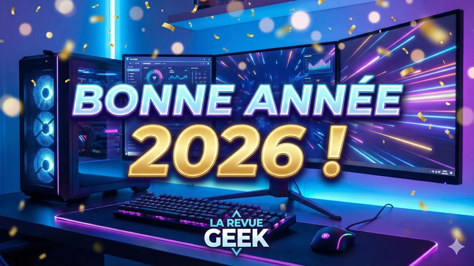 Bonne année 2026 : l'année de l'audio, du partage et de l'évolution pour La Revue Geek
