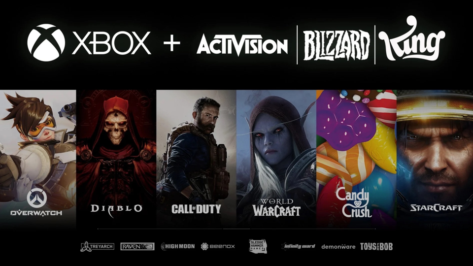 Xbox/Activistion : L'acquisition d'Activision Blizzard par Microsoft bloquée au Royaume-Uni