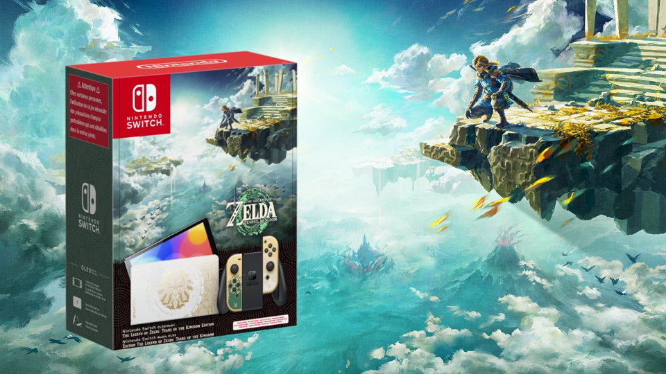 Nintendo Switch Edition collector Legend of Zelda Tears of the Kingdom dispo en précommande !