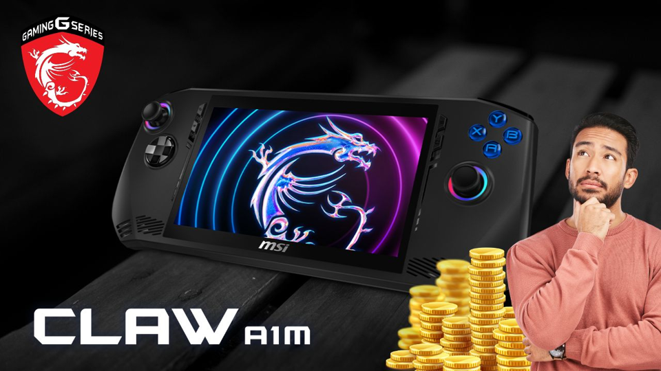 MSI révèle les prix de sa console portable "Claw", en concurrence avec ASUS ROG Ally et Steam Deck