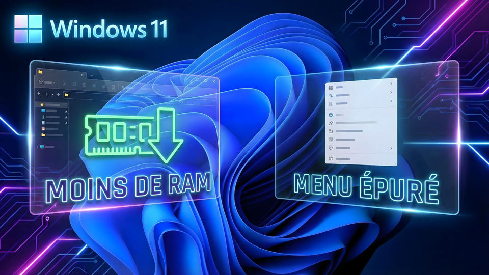 Windows 11 : L'Explorateur de fichiers va enfin arrêter de dévorer votre RAM !