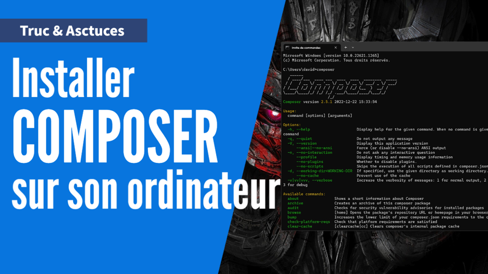 Comment installer composer sur son ordinateur ?